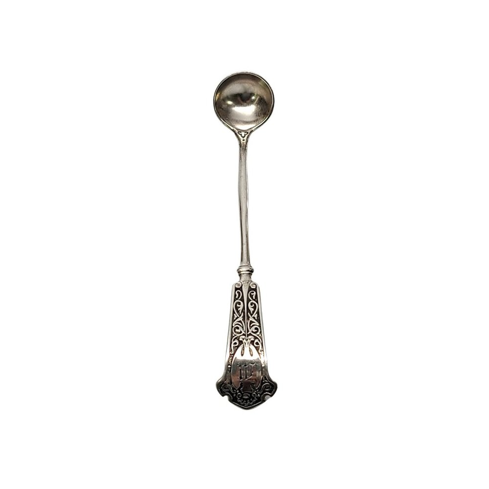 Antique John Wendt for Ball Black & Co Silver Arabesque Ladle w Monogram #9619